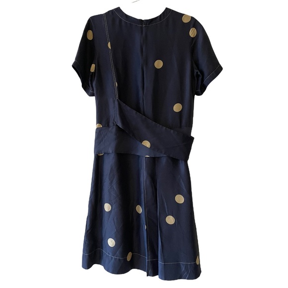 3.1 Phillip Lim Polka Dot Cross Strapped Dress, Sz 4 - Picture 5 of 13